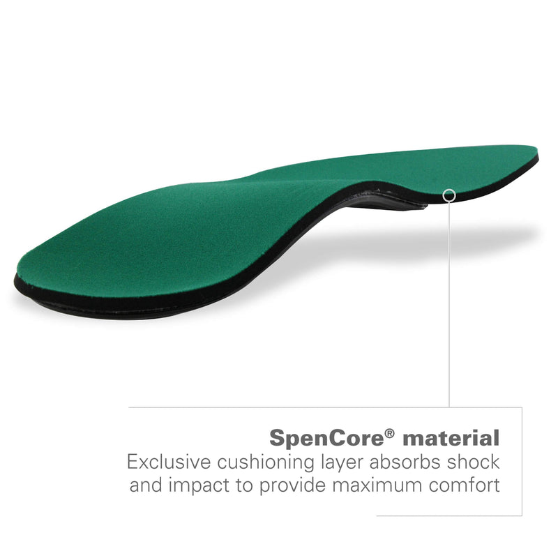 [Australia] - Spenco Rx Orthotic Arch Support Full Length Shoe Insoles, Green Women's 9-10.5/Men's 8-9.5 