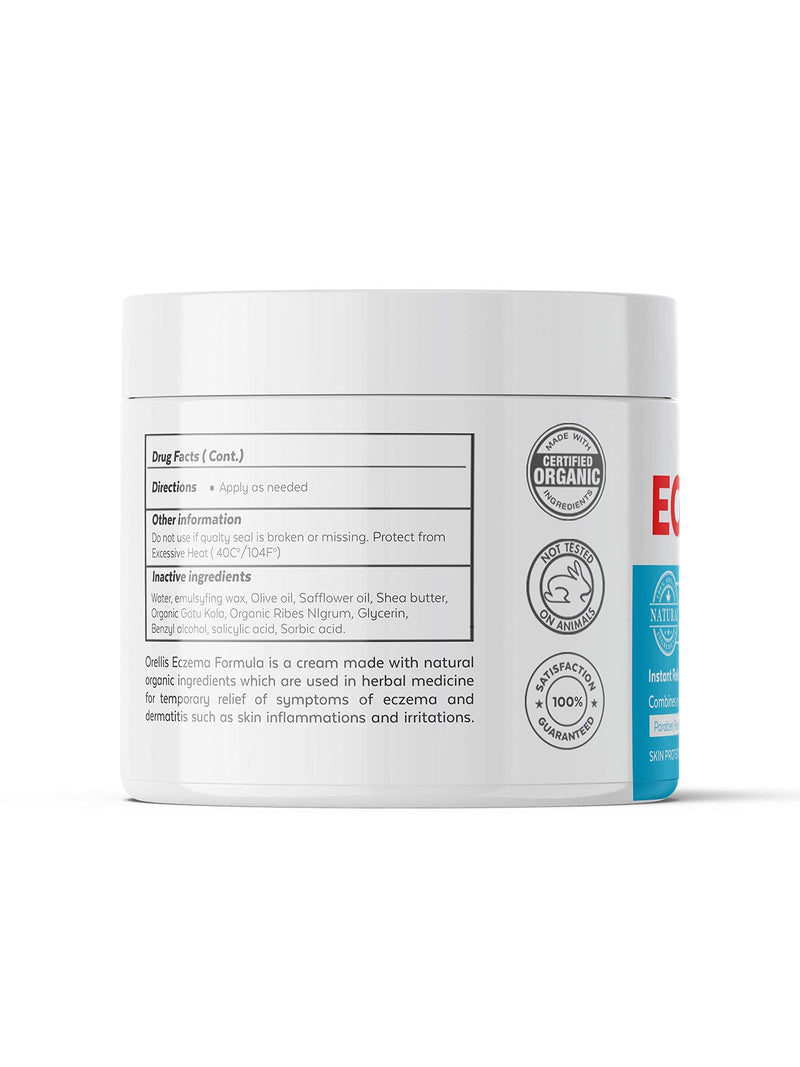 [Australia] - Orellis Natural Eczema Relief Cream with Calendula and Propolis. for Body & Face. Natural Cream for Eczema Relief & Dermatitis. Provides Itch Relief and Reduces Flare ups Caused by Eczema. 