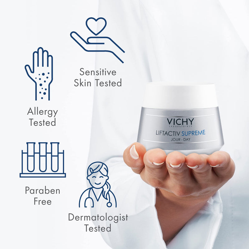 [Australia] - Vichy Liftactiv Supreme Unisex Face Cream for Dry and Very Dry Skin 50 ml 