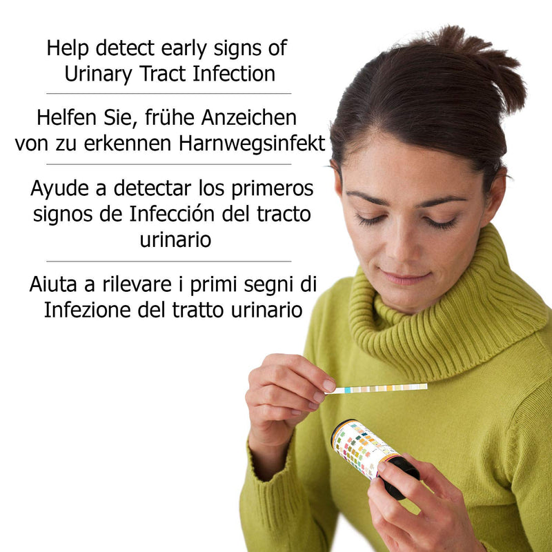 [Australia] - UTI Urine Test Strips. Urinary Tract Infection Strip. Simple, Fast and Accurate Results. Urinalysis Home Testing Stick Kit for Ketone, pH, Glucose, Nitrite, Leukocytes to Help Monitor Your Health. 1 Bottle 