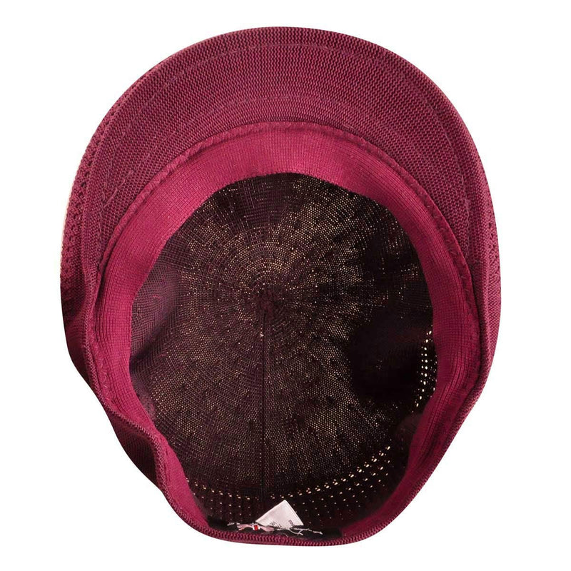 [Australia] - Kangol Men's Ventair 504 Cap Medium Burgundy 