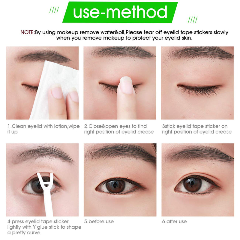 [Australia] - 328Pcs/164Pairs Slim Natural Invisible One Side Sticky Double Eyelid Tapes Stickers, Instant Eyelid Lift Without Surgery, Perfect for Hooded, Droopy, Uneven, or Mono-eyelids 