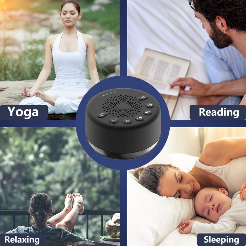 [Australia] - Easysleep Sound White Noise Machine with 25 Soothing Sounds with Memory Function 32 Levels of Volume and 5 Sleep Timer Powered by AC or USB for Sleeping Relaxation. 