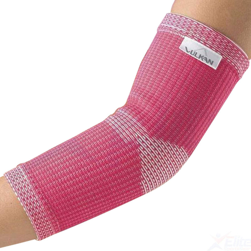 [Australia] - Vulkan Elbow Support, Women's Compression Support Sleeve, Helps with Muscle Pain and Injury Recovery, Tennis/Golfers Elbow, Pink, Large 