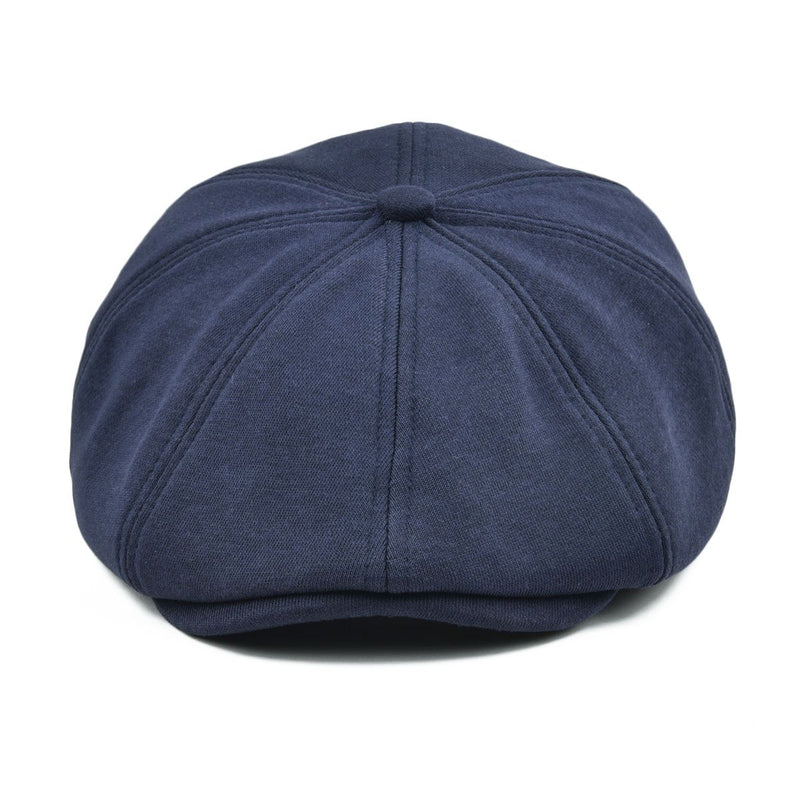 [Australia] - VOBOOM Men Newsboy Cap 8 Panel Cotton Flat Ivy Gatsby Driving Hat Navy 