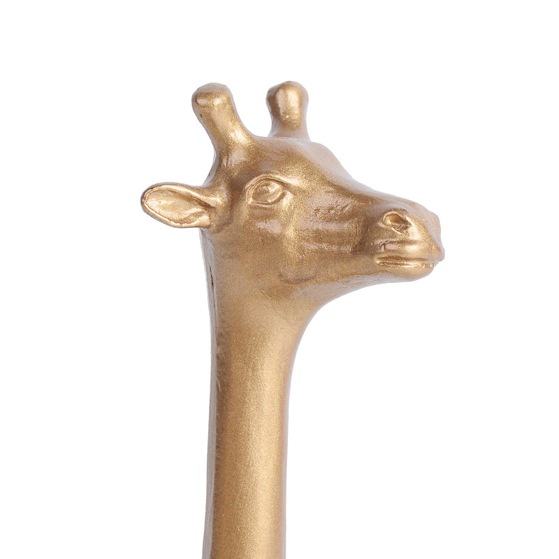 [Australia] - NIKKY HOME Metal Giraffe Jewelry Stand and Dish for Ring Earring Bracelet Holder Organizer Gold and White 