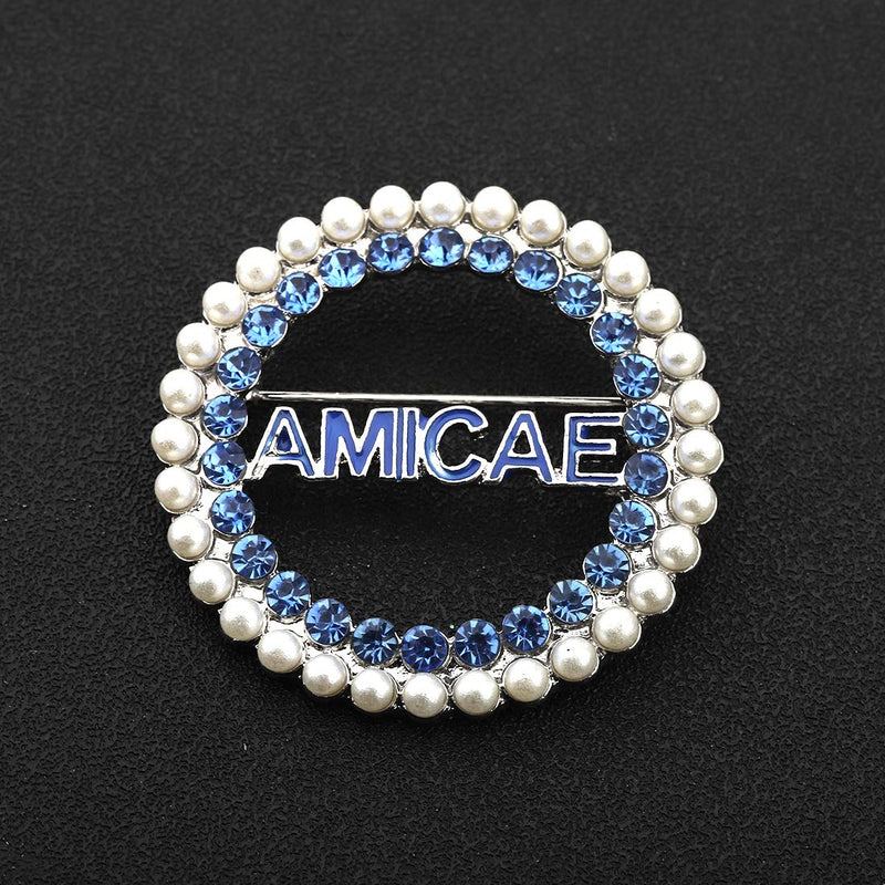[Australia] - CHOORO Zeta Amicae Founded 1948 Brooch Pin Zeta Amicae Jewelry AMICAE Brooch 