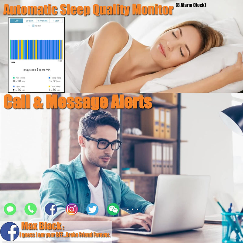 [Australia] - ENGERWALL Fitness Tracker with Step Counter /Calories /Stopwatch, Activity Tracker with Heart Rate Monitor, IP68, Health Tracker with Sleep Tracker, Smartwatch, Pedometer Watch for Women Men Kids Green 