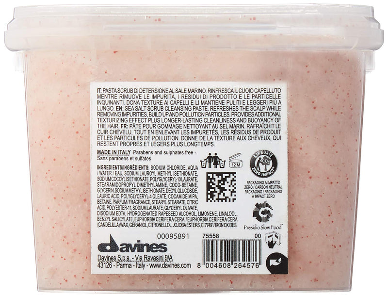 [Australia] - Davines Essential hair care Solu Sea salt scrub cleanser 250ml 