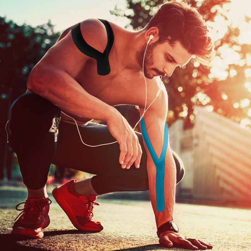 [Australia] - SOON GO Kinesiology Tape Sports Athletic Mucle Wrist Knee Ankle Elastic Waterproof Breathable 2 Inch x 16 Feet Beige 1 Roll 1 Count (Pack of 1) 