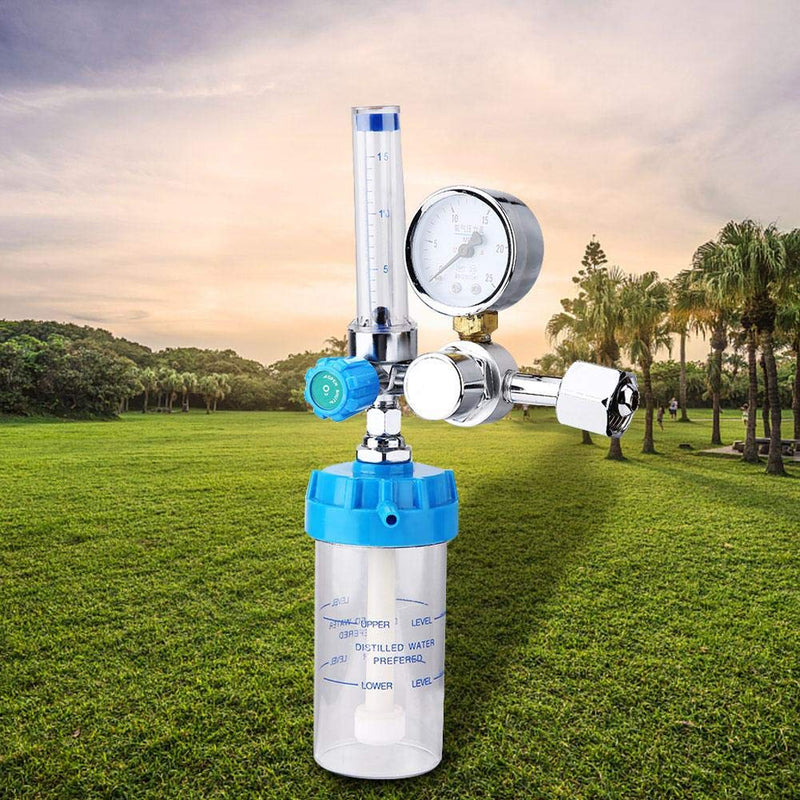 [Australia] - Pressure Reducer, YH.YX11A Buoy Type Gas Inhaler Meter, Pressure Reducing Valve Regulator G5 / 8 BSPP, 0 ~ 10L / min, 0.2Mpa Output Pressure 