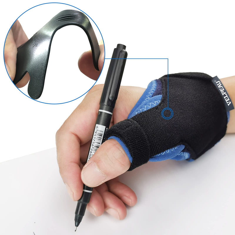 [Australia] - VELPEAU Reversible Thumb Splint, Spica Support Brace for Right and Left Hand for Arthritis, Trigger Finger, Pain Relief, Tendonitis, Sprained, Carpal Tunnel Stabilizer, Immobilizer Wrist Strap (Medium) M 
