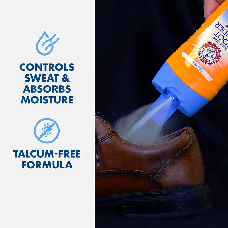 [Australia] - Arm & Hammer Foot Powder for Shoes & Feet, Talc-Free Odor & Moisture Control for Men & Women, 7 oz (1 Pack) 7 Ounce (Pack of 1) 