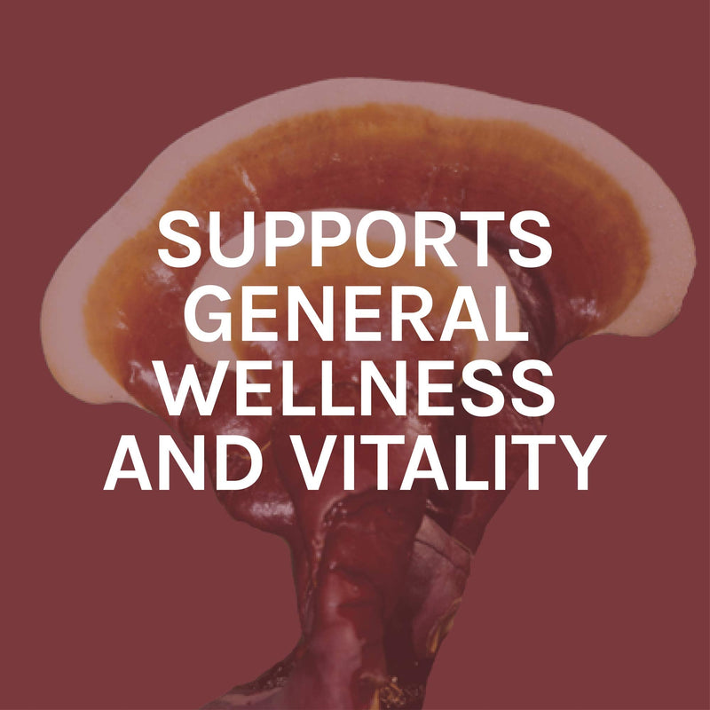 [Australia] - Host Defense, Reishi Capsules, Supports General Wellness and Vitality, Daily Mushroom Mycelium Supplement, USDA Organic, Gluten Free, 120 Vegetarian Capsules (60 Servings) 120 Count (Pack of 1) 