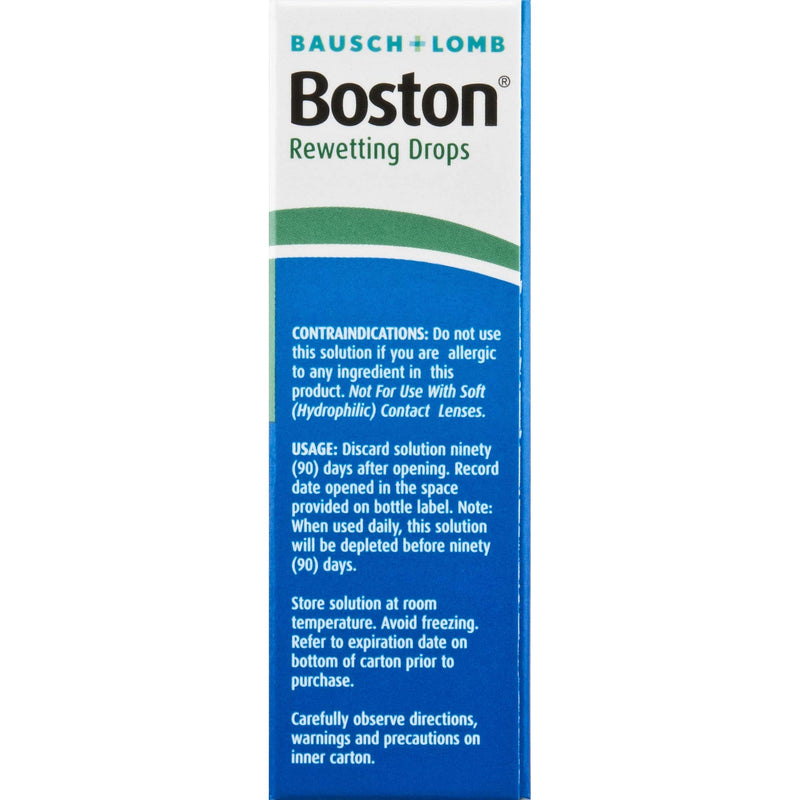 [Australia] - Contact Lens Solution by Boston, Rewetting Solution for Gas Permeable Contact Lenses, 0.33 Fl Oz Contact Lens Solution 