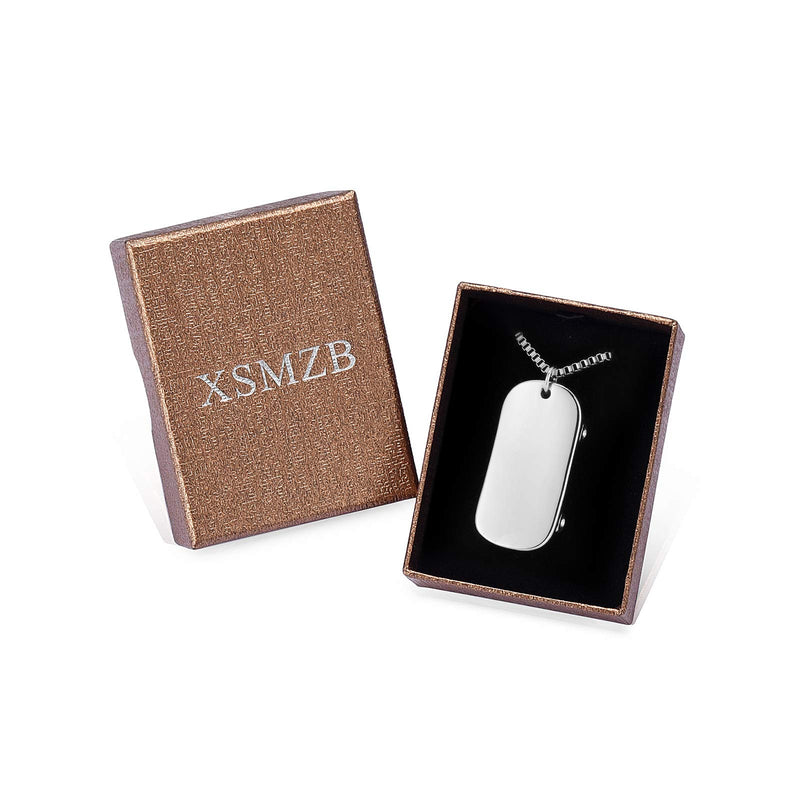 [Australia] - XSMZB Skateboard Cremation Jewelry for Ashes Stainless Steel Keepsake Pendant Holder Ashes for Pet Human Memorial Urn Necklace for Men Women Silver 