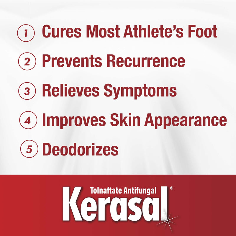 [Australia] - Kerasal 5-in-1 Athlete's Foot Silky Clear Gel, 0.42 oz 