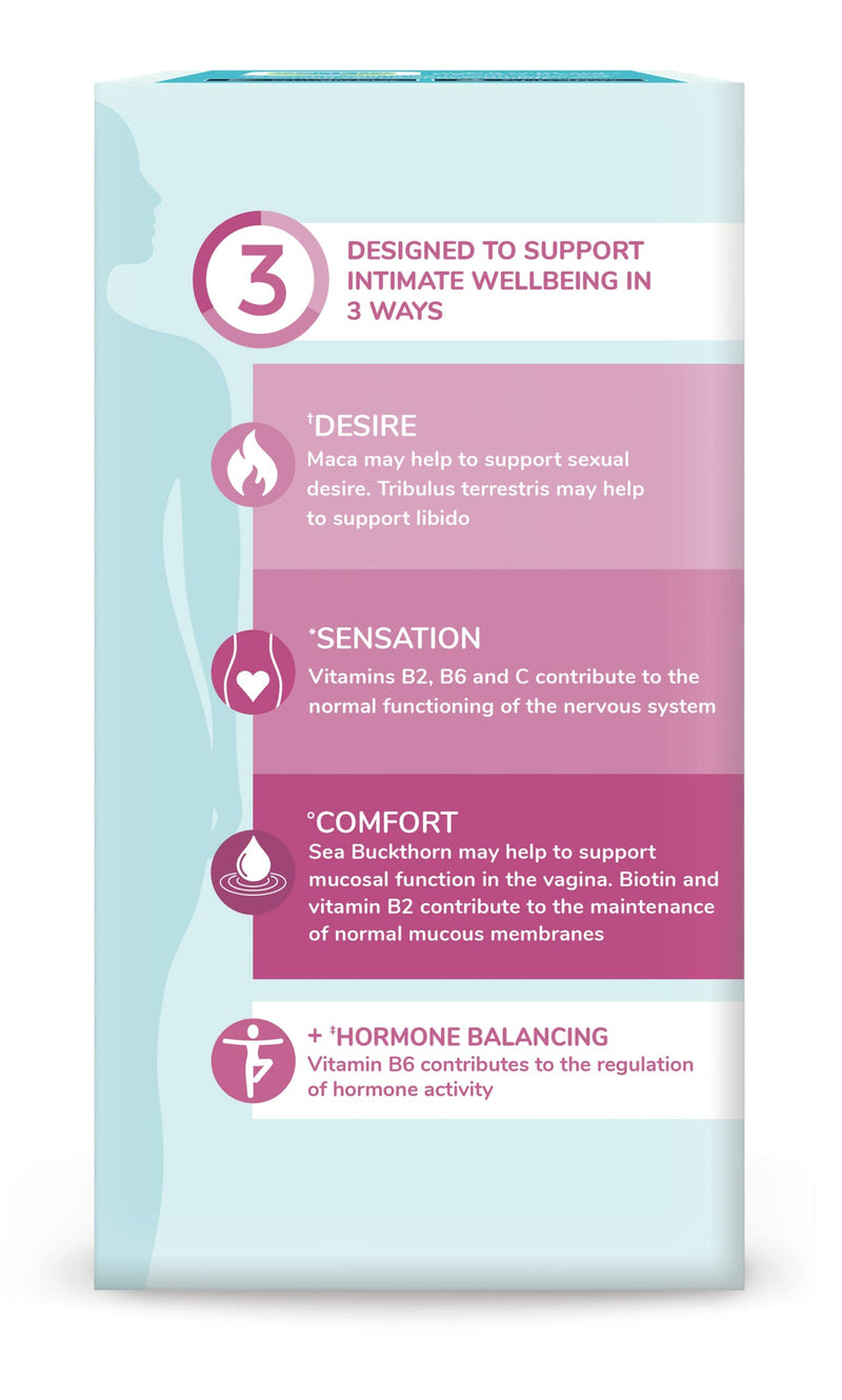 [Australia] - Health & Her Intimacy+ Multi-Nutrient Support for Women – A Natural Booster Supplement Containing Maca Root and Tribulus to Help Discover You Again -1 Month Supply - 60 Vegan Tablets 