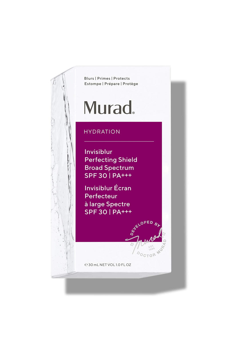 [Australia] - Murad Hydration Invisiblur Perfecting Shield Broad Spectrum SPF 30-3-In-1 Skin Primer for Face - Blurs, Primes and Protects - Skin Care Beauty Product for Longer Lasting Makeup 1 Fl Oz (Pack of 1) 