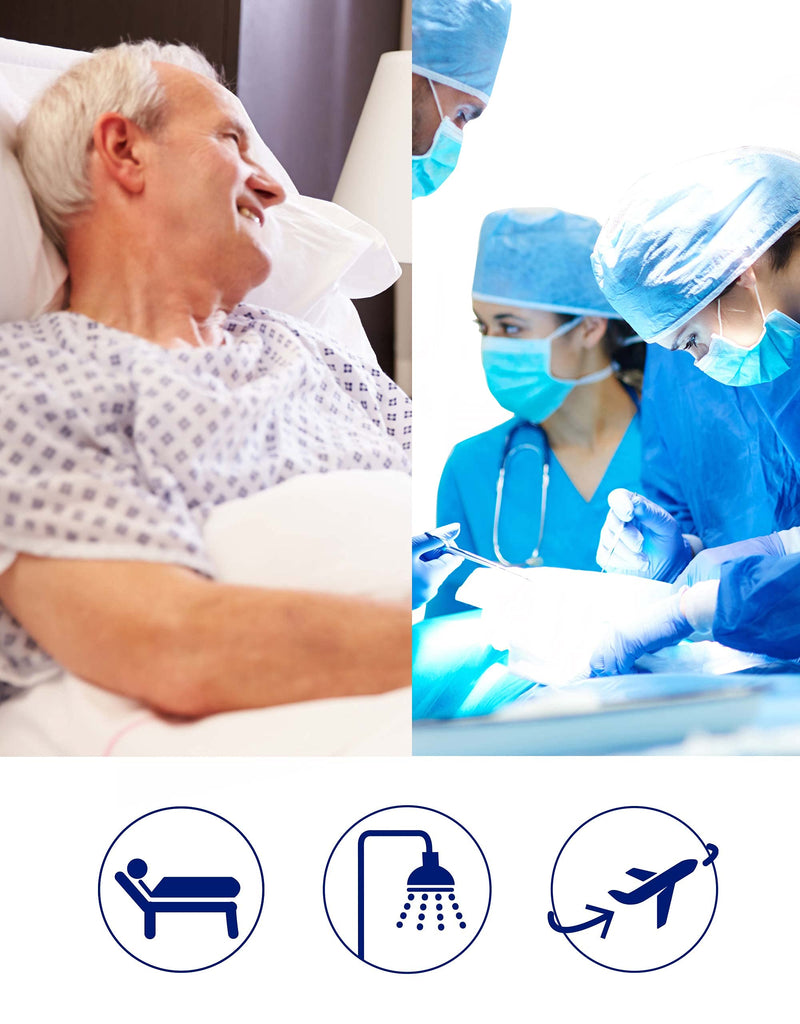 [Australia] - DYMACARE Antibacterial No Rinse Shampoo Cap | Rinse Free Shower Cap That Shampoos & Conditions | PH Balanced Waterless Hair Wash | 3 Caps 