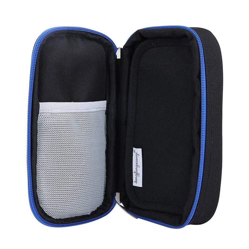 [Australia] - Insulin Cooler Travel Case, Portable Diabetic Cooler Bag, Waterproof Diabetics Medication Cooler 8.26" x 4.33" x 2.36" (Purple) Black 