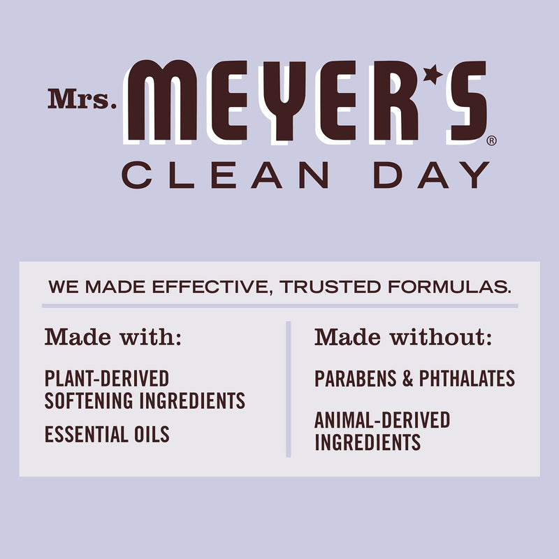 [Australia] - Mrs. Meyer's Dryer Sheets, Fabric Softener, Reduces Static, Infused with Essential Oils, Lavender Scent, 80 Count 
