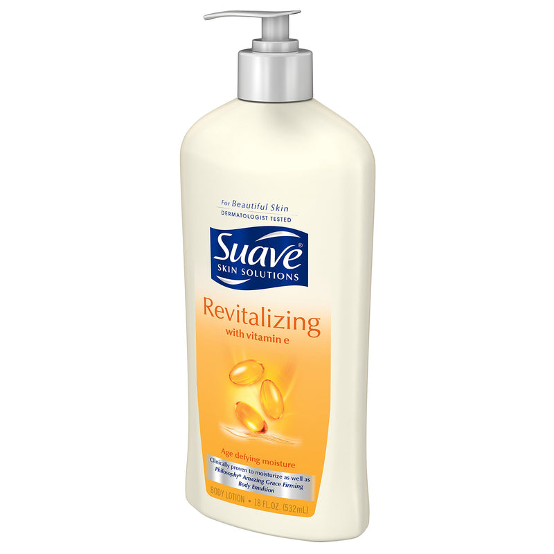 [Australia] - Suave Skin Solutions Body Lotion, Revitalizing with Vitamin E, 18 oz 18 Fl Oz (Pack of 1) 