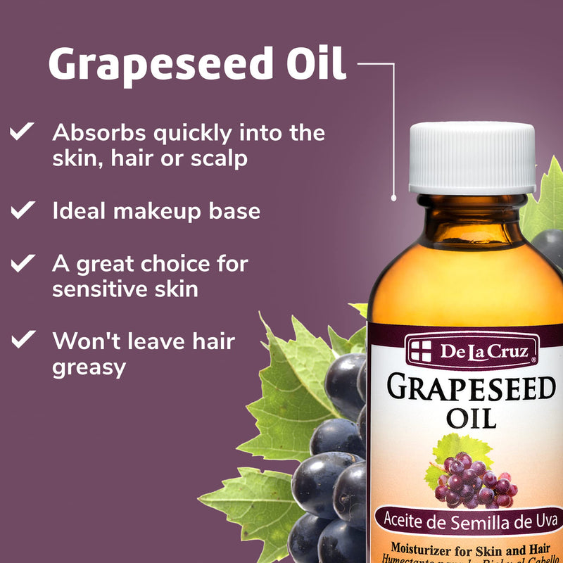 [Australia] - De La Cruz Avocado Oil, Pure Olive Oil and Grapeseed Oil Bundle - 100% Expeller Pressed Pure and Natural Oils for Hair and Body - Lightweight Body Oil Collection for Dry Skin 