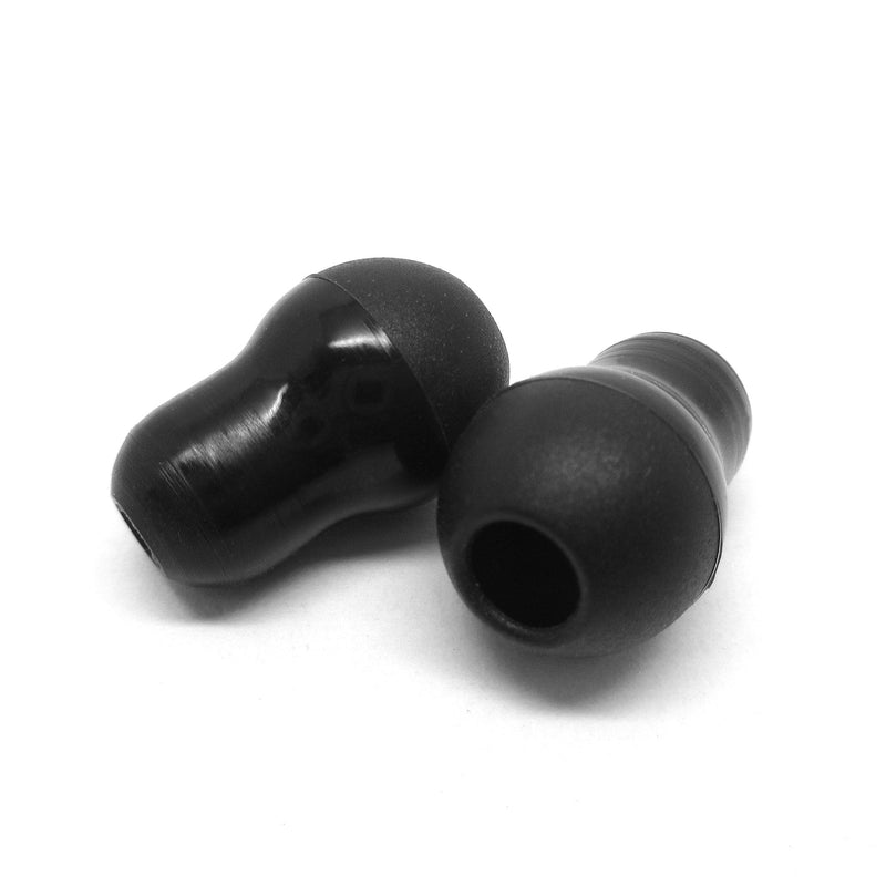[Australia] - LUFOX Black Color Silicone Ear Tips Earbud Replacement for Littmann Stethoscope (1 Pair) ¡­ 1pair 