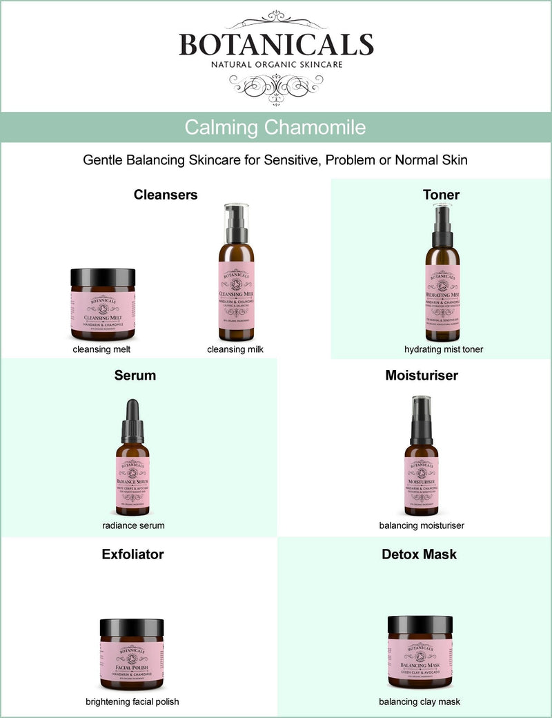 [Australia] - Gentle Cream Cleanser - 3 in 1 Cleansing, Balancing and Moisturising Makeup Remover for Normal, Sensitive and Problem Skin, Natural, Vegan & Certified Organic, Mandarin & Chamomile 100ml 