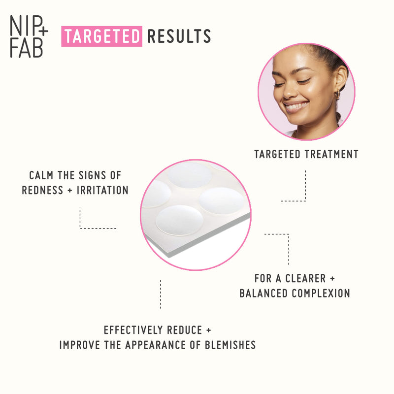 [Australia] - Nip + Fab Salicylic Acid Fix Spot Patches for Face with Tea Tree Blemishes Dark Spots Patch, 30 Count 