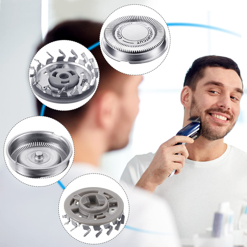 [Australia] - Mudder 6 Pcs SH30/50/50 Shaver Replacement Heads Compatible with Philips Electric Shaver Series 1000, 2000, 3000, 5000 and Model AT8xx/AT7xx/PT8xx/PT7xx Style with Pointed Blade, Non-Original 