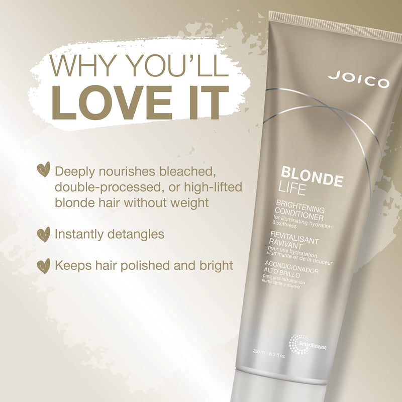 [Australia] - Joico Blonde Life Brightening Conditioner for Unisex, Olive Green, 1 count 