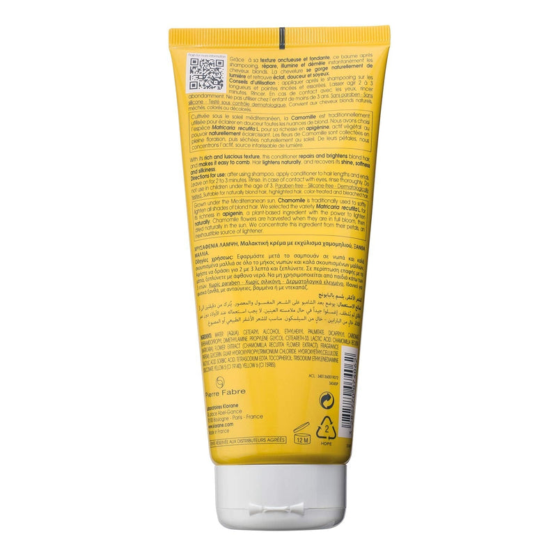 [Australia] - Klorane Camomille - Baume Apr√®s-Shampooing 200ml 