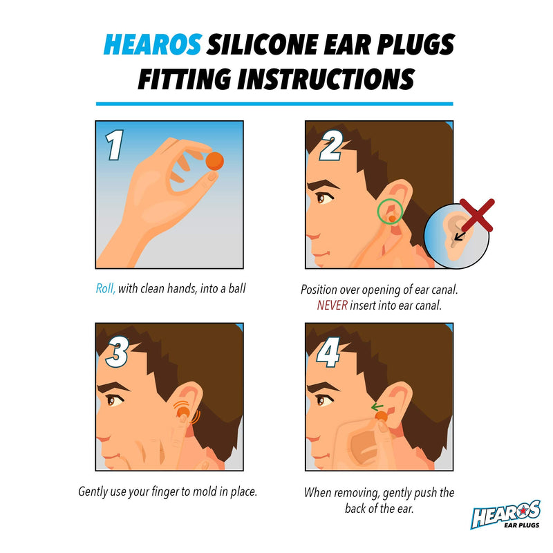 [Australia] - HEAROS Reusable Kids Ear Plugs for Swimming - Floating Silicone Putty, One Size Fits All Mouldable for Ultimate Comfort, Waterproof to Prevent Swimmers Ear, 6 Pairs with Case NRR 22 Hearing Protection 