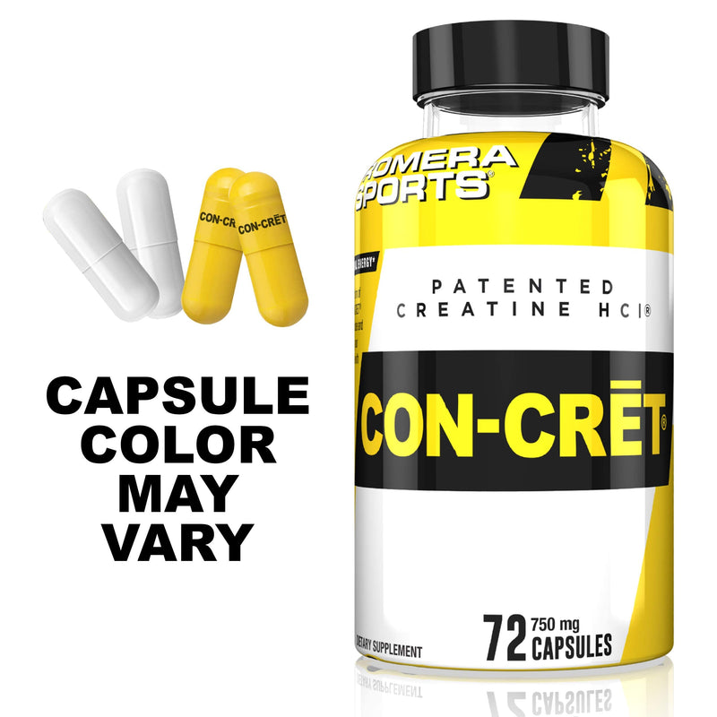 [Australia] - ProMera Sports CON-CRET®, The Original and Patented Pure Creatine HCl for Boosting Performance, Endurance, and Strength, 750 mg- 72 Capsules 