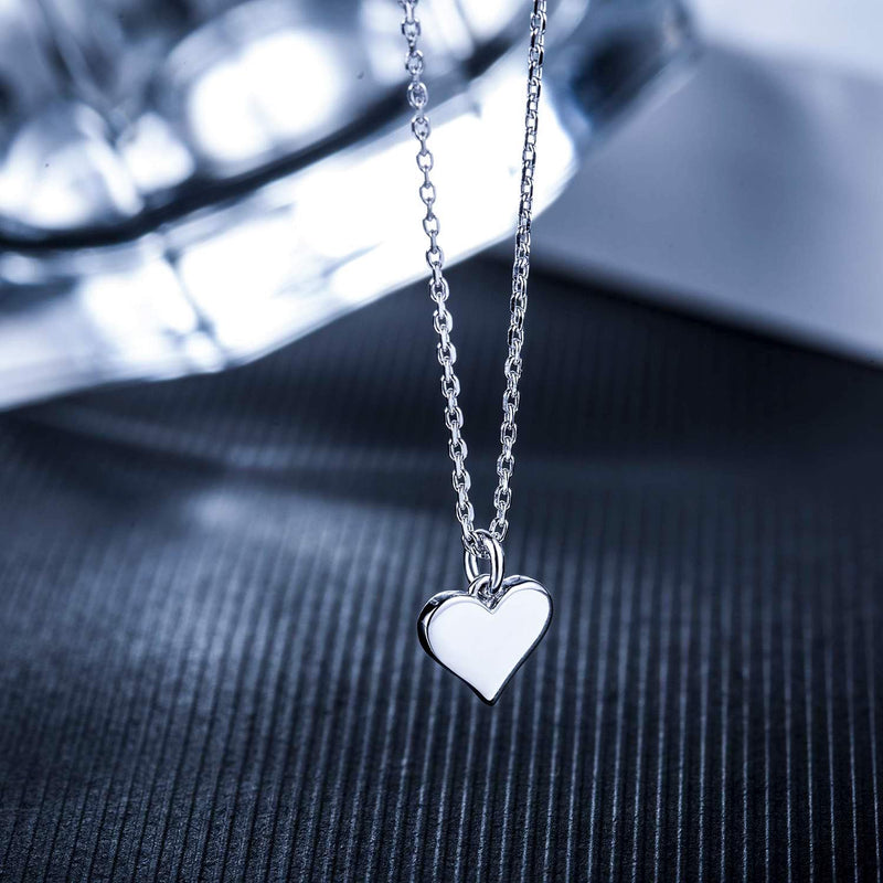 [Australia] - CHICLOVE Mother Daughter Jewelry Sets for Two, Cutout Heart Necklaces, 2 Sterling Silver Necklaces D - mother daughter necklace set for 2 