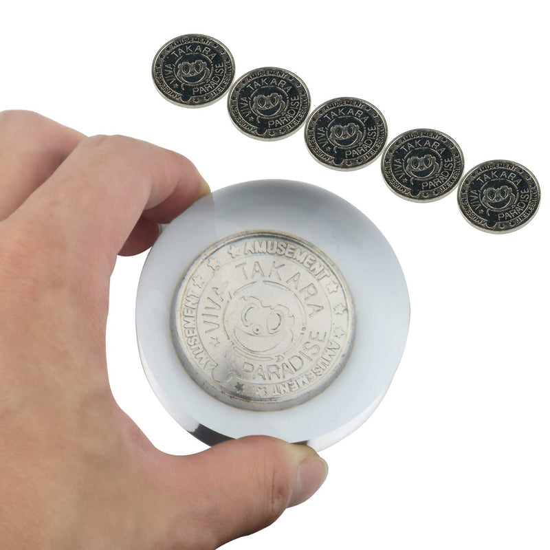 [Australia] - Dandelion 6X Dome / Paperweight Magnifier w/ Pouch Table Magnifying 