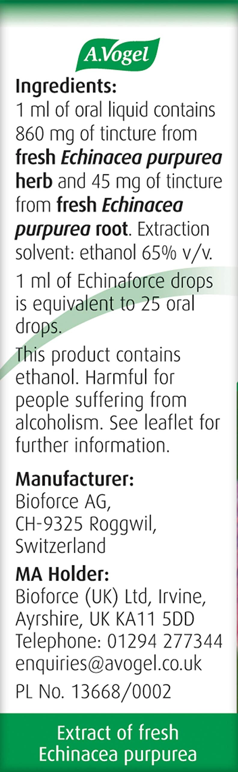 [Australia] - A.Vogel Echinaforce Echinacea Drops | Relieves Cold & Flu Symptoms by Strengthening the Immune System |15ml 15 ml (Pack of 1) 