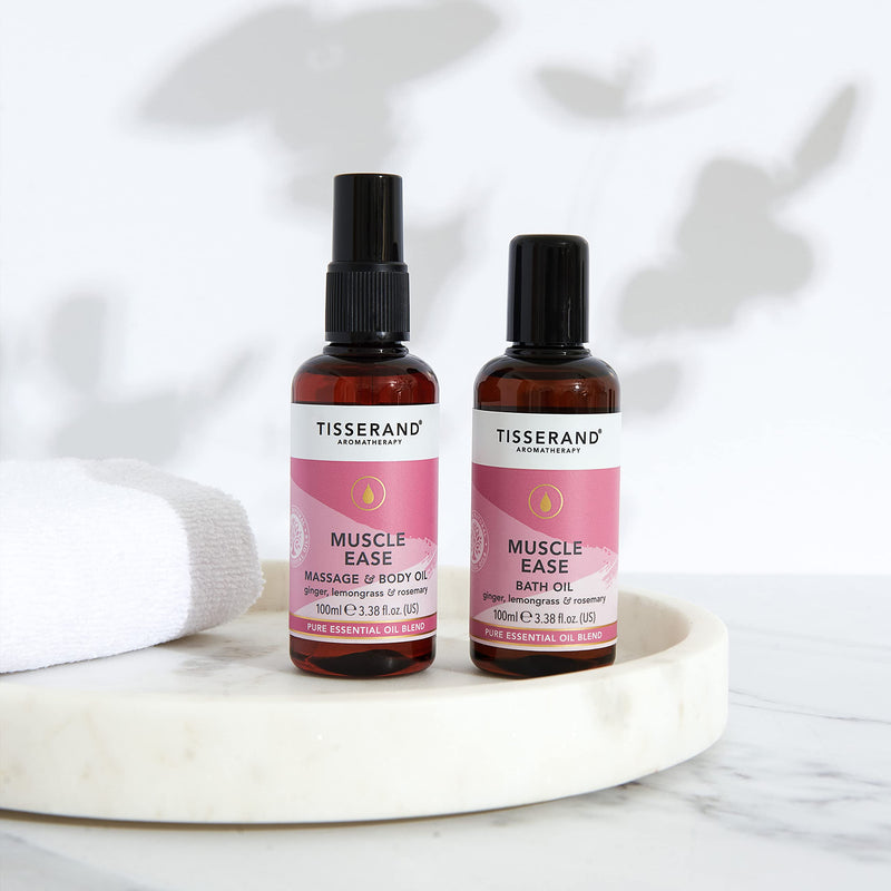 [Australia] - Tisserand Body Oil, Muscle Ease, 3.3 Ounce 