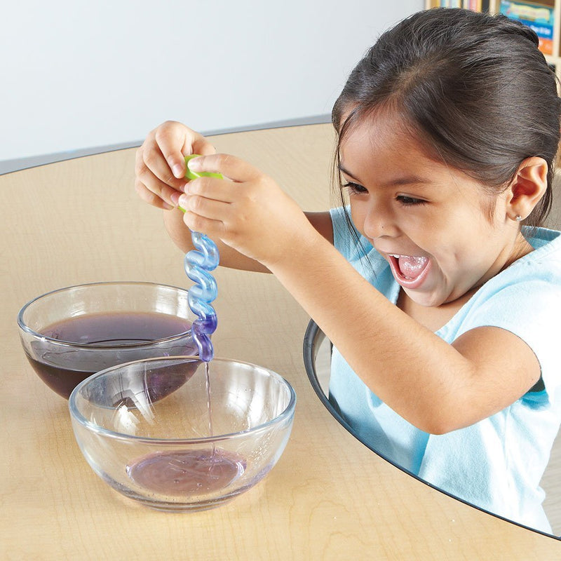 [Australia] - Learning Resources Sand & Water Fine Motor Set - 4 Pieces, Ages 3+ Toddler Learning Toys, Educational Toys for Toddlers, Fine Motor Tool Set, Sensory Toy, Sand Table Toys Sand & Water Set 