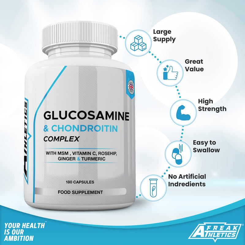 [Australia] - Glucosamine and Chondroitin High Strength Complex - with MSM, Rosehip, Ginger & Turmeric 