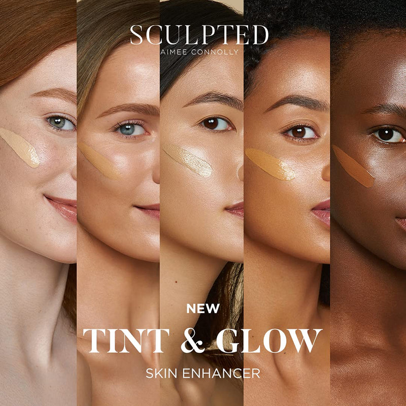 [Australia] - Tint & Glow Skin Enhancer from Sculpted by Aimee Connolly – 45ml Cruelty-Free, Lightweight & Hydrating Skin Booster with SPF 30 and Blue Light Protection (TG1.0 Pale) TG1.0 Pale 