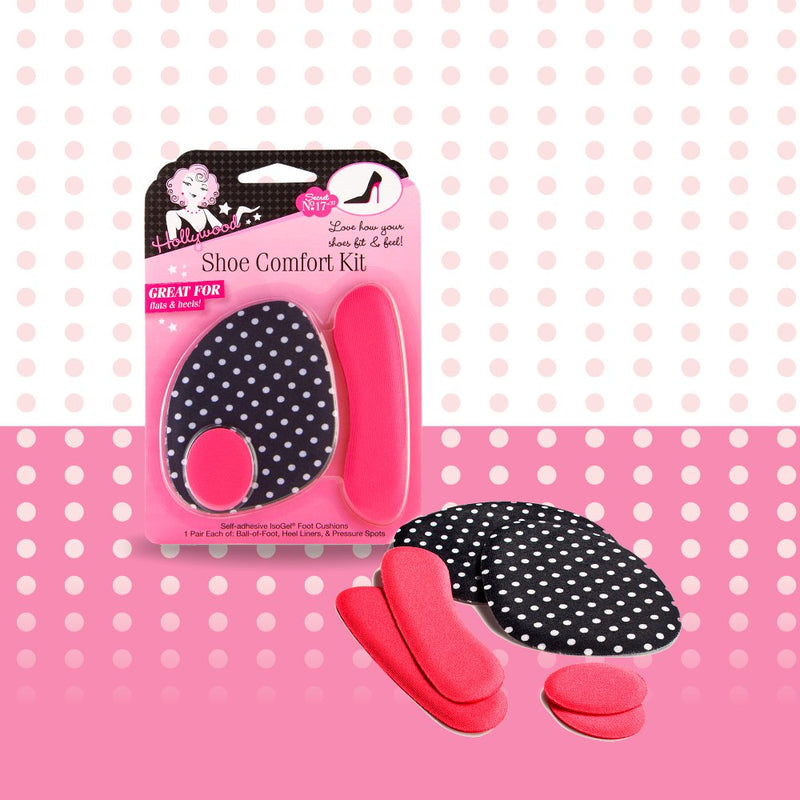 [Australia] - Hollywood Fashion Secrets Shoe Comfort Kit includes Ball-of- Foot Cushions, Heel Liners, and Pressure Spots 