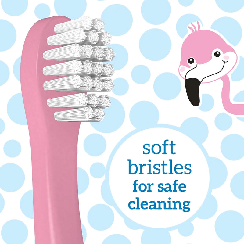[Australia] - Dr. Brown's Flamingo Toddler Toothbrush, Pink Pink Flamingo 