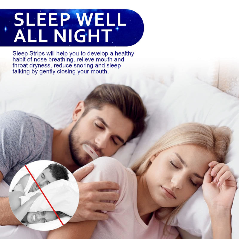 [Australia] - 90 Pcs Mouth Tape（85mm）, Improves Bad Habits Such As Snoring, Sleep Talk, Drooling. Mouth Tape for Sleeping Help Train Nasal Breathing, Promote Better Nighttime Sleeping and Instant Snoring Relief 90 Pcs 