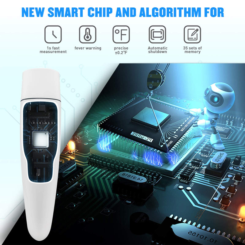 [Australia] - Digital Ear Thermometer, Forehead Thermometer for Adults, Toddlers and Kids Thermometer Fast and Accurate Reading Indoor Outdoor 