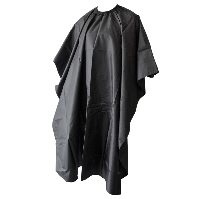 [Australia] - AUEAR, 2 Pack Barbers Nylon Cape Hair Cut Hairdressing Salon Cape Gown Waterproof Hairdressing Apron Black 