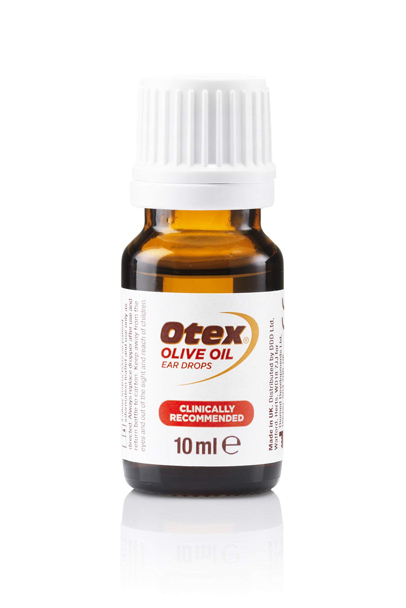 [Australia] - Otex Olive Oil Ear Drops For Natural, Gentle Removal of Excessive, Hardened Ear Wax. Bottle with Dropper Applicator, 10 ml (Pack of 1) 