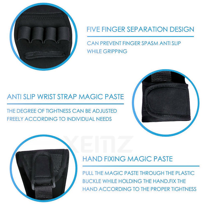 [Australia] - XEMZ Fingers Support Training Brace, Stroke Rehab Arthritis Gloves, Thumb Wrist Injury Recovery Splint, Finger Separator Hand Orthotics Carpal Tunnel, Joint Pain Relief Corrector - Any Age Women Wen 1 